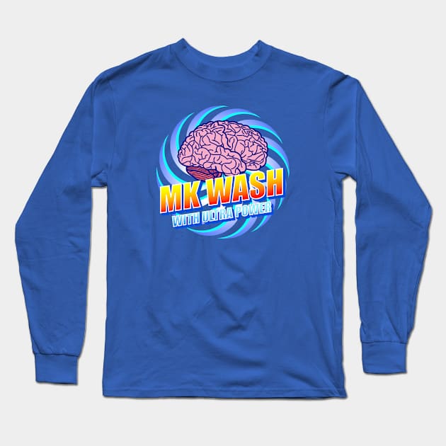 Brain Washer Long Sleeve T-Shirt by nickbeta